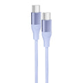 Purple USB-C to USB-C Charger Cable, 6-Foot Length, Compatible with iPhone Models 16/15/11 Pro/X/Xs Max/Xr/8/8 Plus/7/6/6S/Se/5C/5S