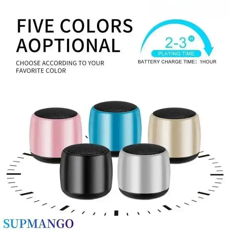 M1 Portable Bluetooth Stereo Speaker with Subwoofer and Microphone for Outdoor Use